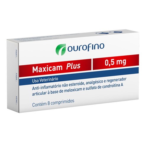 Maxicam Plus 0,5g - 8 Comprimidos